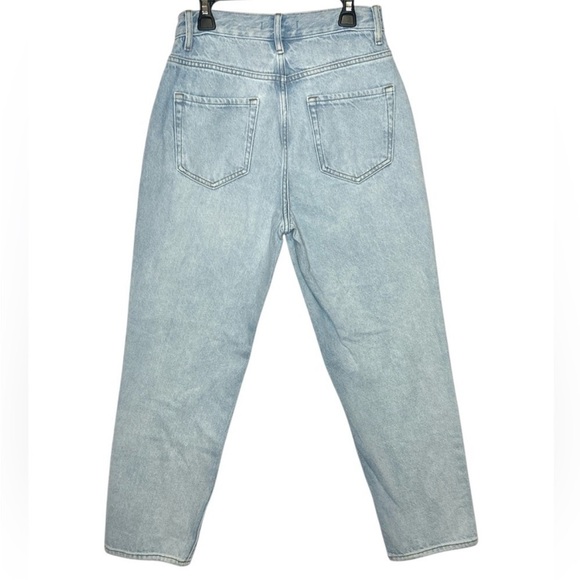PacSun Women's Color Block Two Tone High Rise Straight Denim Jeans Retro 90s Y2K - Picture 2 of 7